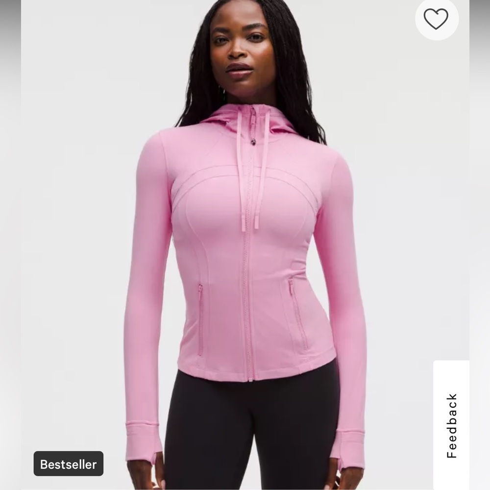 Lululemon Define Jacket *Nulu, Pink Frosting, Size 12